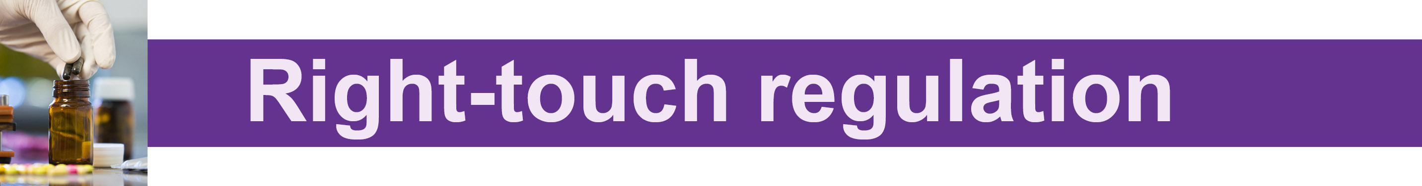 Right touch regulation banner